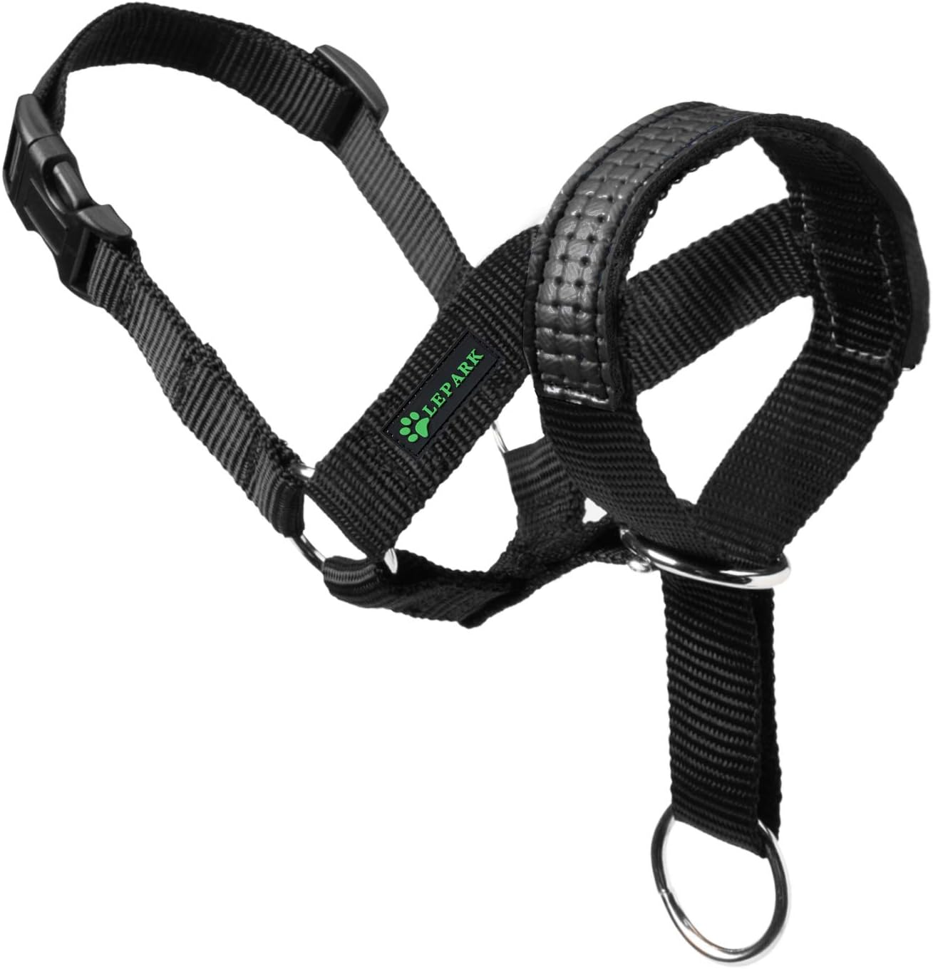 leather dog head collar