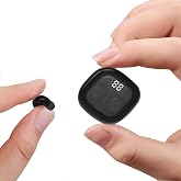 Ear Buds Invisible Mini Earbuds Wireless Bluetooth Smallest Low Profile | Micro Tiny Discreet Hidden Earbuds for Work, Small Headphones, Sleep Wireless Earphone IPX5 Waterproof for Small Ear Canals