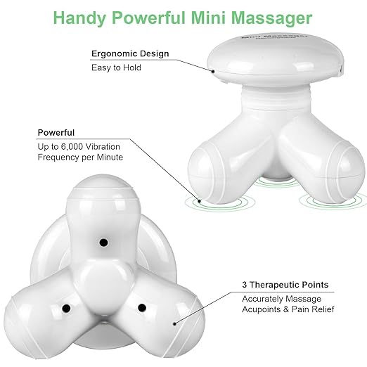 Mini masażer ręczny ładowalny masażer wibracyjny do szyi ...