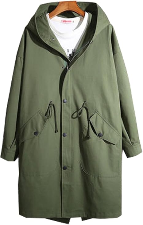 Amazon Lisa Pulster メンズ ジャケット ビジネス 春 春 コート フード付き ファッション 薄手 トレンチコート ゆったりおしゃれ春夏 春秋冬 カジュアル 大きいサイズ コート ジャケット 通販