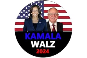 GENERIC Harris Walz 2024,Kamala Harris 2024 for President Pin,Kamala Harris Tim Walz Waltz For President VP Pins And Button Circle Badges,Election 2024 Button, Democrat Pin, Kamala 2024 Pin