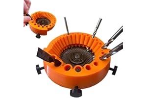 VYOFLA Drill Bit Sharpener, Power Drill Bit Grinding Attachment, Giant Blade Angle Grinder for Grinding Drill Bits, Universal Sharpener From 2 To 13 MM Drill Bits for Grinding 125 Mm Grinder (1pcs)