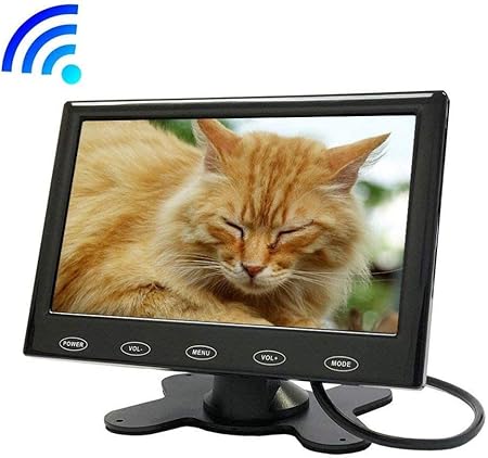 Amazon Airplay Miracast対応 7インチオンダッシュモニター スマホ タブレットの画面をミラーリング 映像入力2系統 スピーカー内蔵 バックカメラ連動可 24v車対応 Fmtcmn70wf オンダッシュモニター 車 バイク