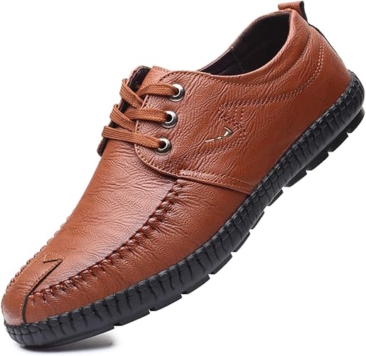 Amazon Wewin ウォーキングシューズ ビジネスシューズ メンズ 軽量 レザー 幅広 レースアップシューズ 革靴 スニーカービズ カジュアル アウトドア 男性用 通勤 営業マン 蒸れない 柔らかい 人気 通気 防滑 撥水 ファッション ビジネスシューズ