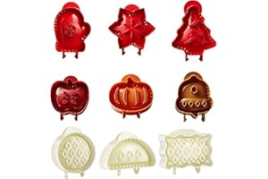 Holiday Mini Pie Mold for Baking, Hand Pie Press Mold Maker for Baking, 3/6 PCS Party Potluck Hand Pies Molds, Mini Apple Pie