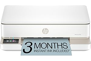 HP Envy 6155e Wireless All-in-One Color Inkjet Printer, Portobello, Print, scan, copy, Duplex printi...