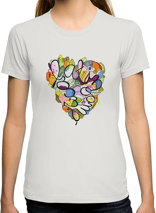 Amazon Society6 Women s Latinoam Rica Love T Shirt X Large Silver 