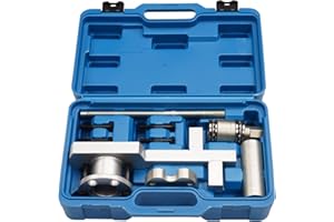 Weonefit Crankshaft Pulley Removal and Installation Tool Set Compatible with Jaguar Land Rover 3.0lt V6 5.0lt V8 OE# 303-1437 303-1438 303-1439