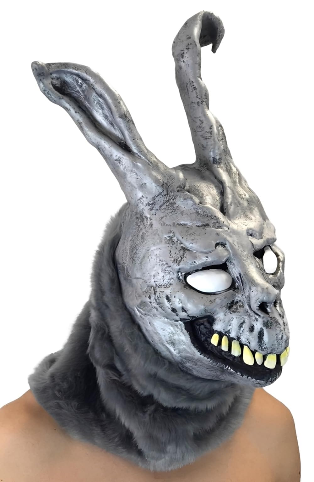 costumebase Donnie Darko Frank The Bunny Mask Latex Overhead with Fur Adult Costume Grey