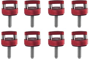 DEWHEL Hard Top Quick Removal Fastener Thumb Screw W/D Ring Compatible with Ford Bronco 2 & 4 Door 2021+