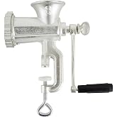 Chard HG-8, #8 Hand Grinder, Silver, Tin-Coated Cast Iron