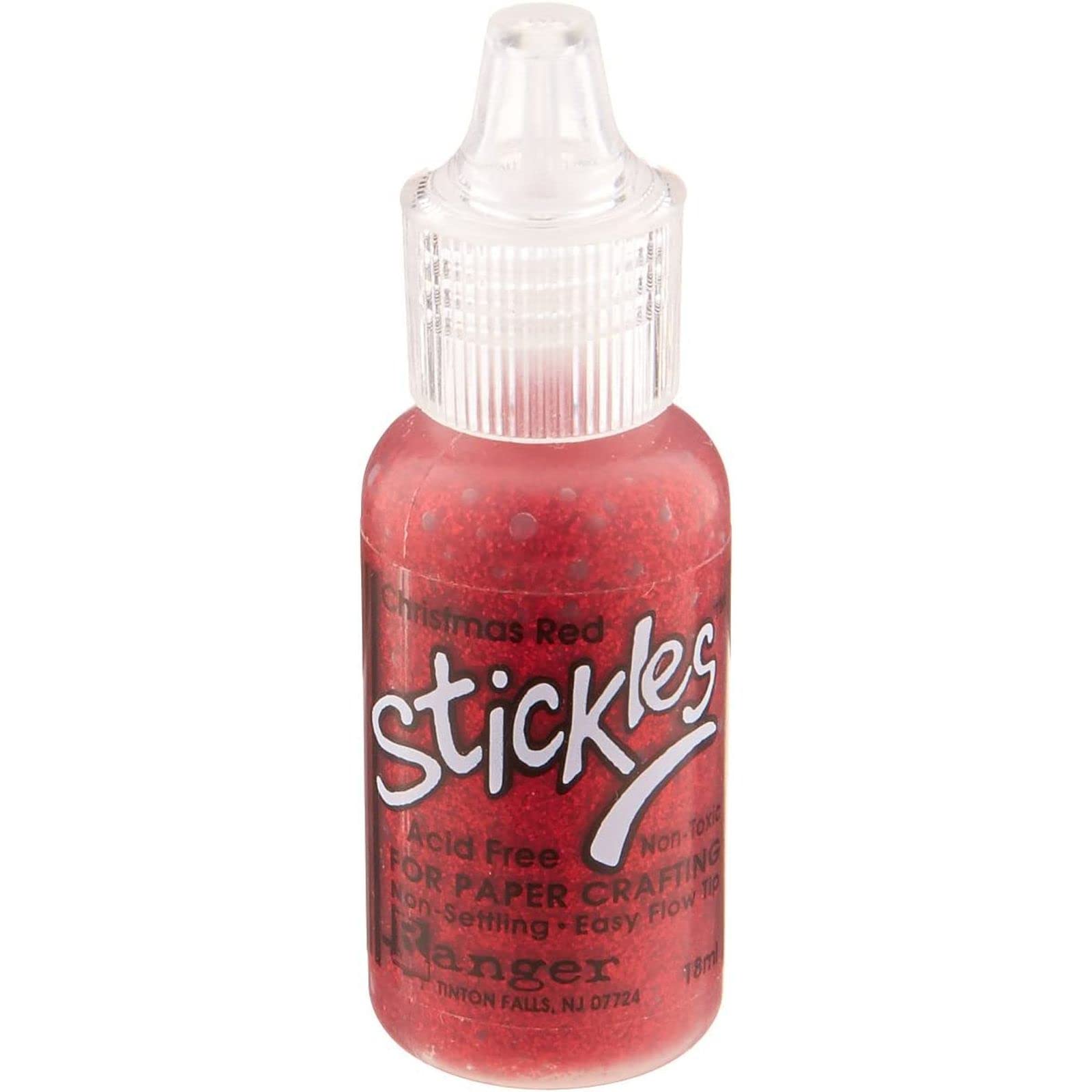 Stickles Glitter Glues Ranger Industries Stickles, Red,0.5oz