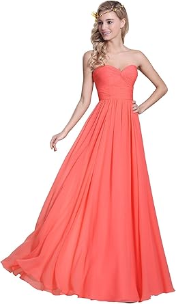 coral bridesmaid dresses amazon