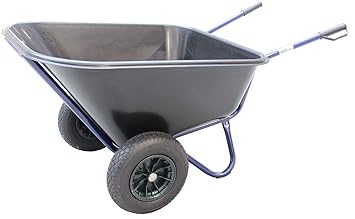 Futterkarre 2 Rad Profi-Schubkarre Gartenschubkarre Hofkarre 290l 300kg