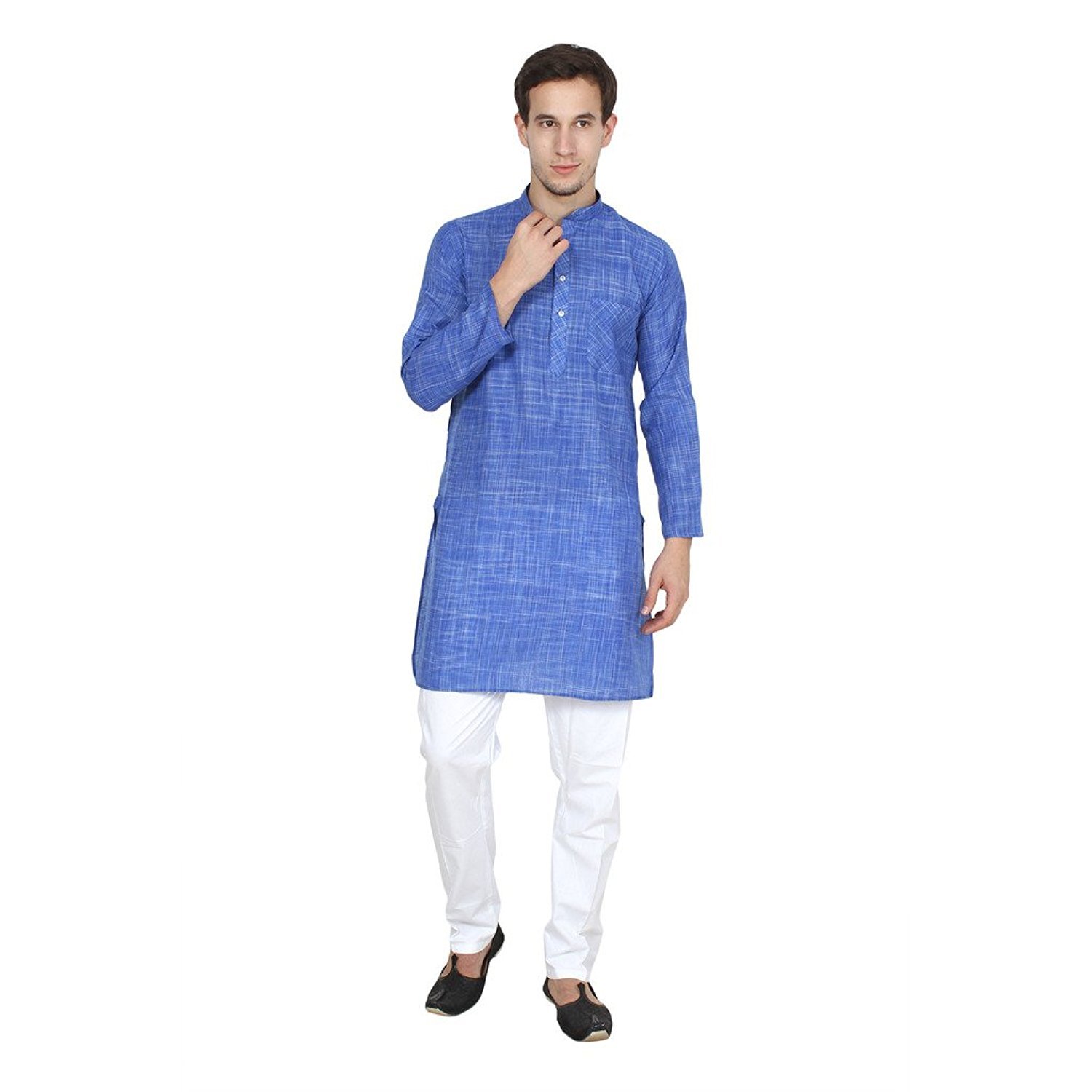 crown loom men's kurta & pyjama set