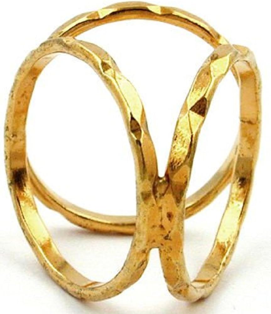 Anelli Per Cancelli A Molla In Ottone Placcati A Cremagliera All'ingrosso - Foto 7