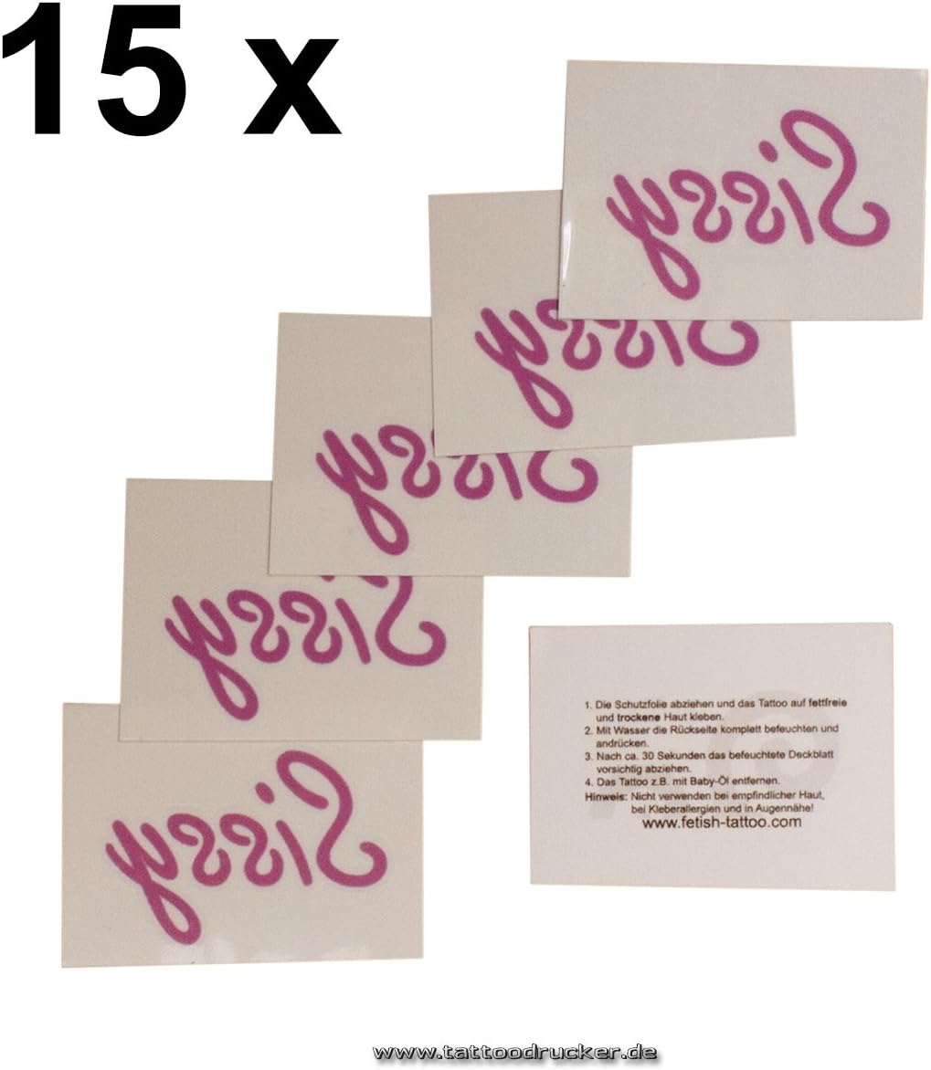 15 Pink Sissy Boy Tattoo - Sissy Maid - Sissy Cuckold - Sissy Lettering - Sissy Sign (15)