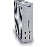 CalDigit TS4 Thunderbolt 4 Dock - 18 Ports, 98W Charging, 3x Thunderbolt 4 40Gb/s, 5 x USB-A, 3 x USB-C (10Gb/s), 2.5GbE, Sin
