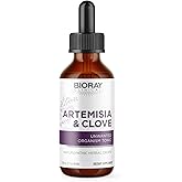 BIORAY Clinical Artemisia & Clove - 2 fl oz - Unwanted Organism Removal with Medicinal Mushrooms - Non-GMO, Vegetarian, Gluten Free