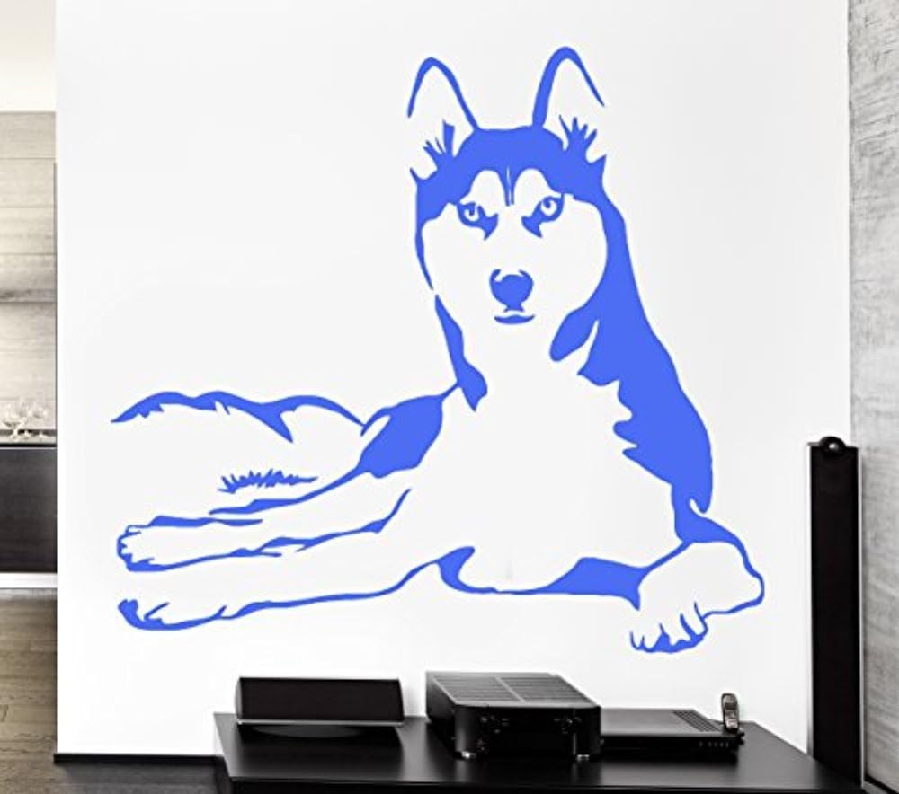XX Plus Fashion Husky Wall Stickers Dog Animal Pet Kids Room Nursery Wall Decal Sticker For You