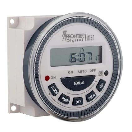 TSKTECH Digital Timer Programmable Controller TM619 5PIN 30AMP Type: Frontier/Euro- Replaceable Battery - Connecting Thimbles