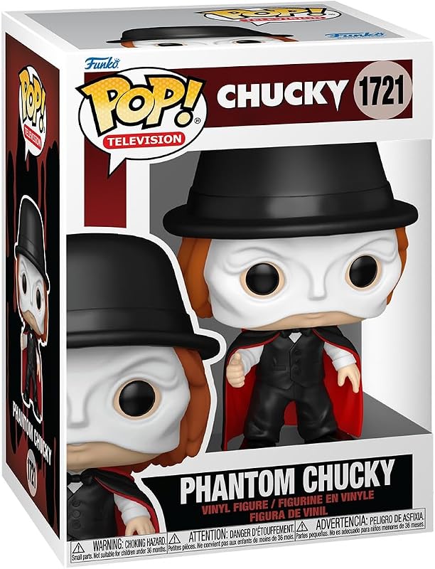 Pop! TV: Chucky - (TV) - Phantom Chucky - Figura de vinil colecionável - Ideia de Presente - Merchandising Oficial - Brinquedos para Crianças e Adultos - Fãs de Cinema