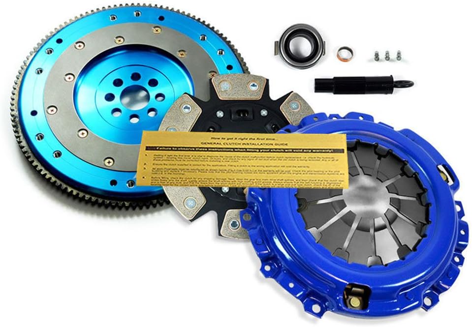 EFT STAGE 3 CLUTCH KIT& ALUMINUM FLYWHEEL WORKS WITH RSX TSX ACCORD CIVIC Si K20A2 K20A3 K24
