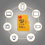Kodak 128GB microSDXC A1 UHS-I U1 Card with Adapter 85MB/s Read 25MB/s Write view 3