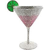 WuDiaoer Women Goblet Rhinestone Evening Bag Cocktail Cup Diamond Clutch Funny Crystal Prom Handbag Wedding Purse for Party | Women, Goblet, Rhinestone, Cocktail Cup, Diamond, Funny