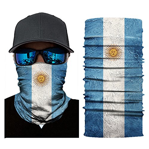 RUNMO 2018 Football Cup National flag 3D Ski Cycling Snowboard Scarf Neck Warmer Face Mask Balaclava Bandana (Color : One color, Size : Portugal)