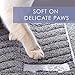 My Cat Mat Cat Litter Mat Traps and Controls Kitty Litter Scatter Large XL Size for Tracking and Trapping Scat from Litter Box, Best Easy Clean Catching and Trapper Rug, Soft on Paws - Grey