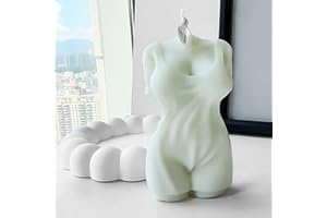 ASAISWO Pretty Body Mold Body Resin Mold Portrait Mold Angel Jewelry Resin Casting Molds Handmade Silicone Mold for Resin Candle Making Molds Craft Supplies 3D Mold Resin Mold Sculpture Mold Resin DIY Mold