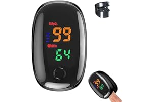TAK STAR 2025 New No Pricking Non Invasive for Meters Fingertip, Clear Display with Fast Readings, Portable for Home and Travel (black - 1 Unit)