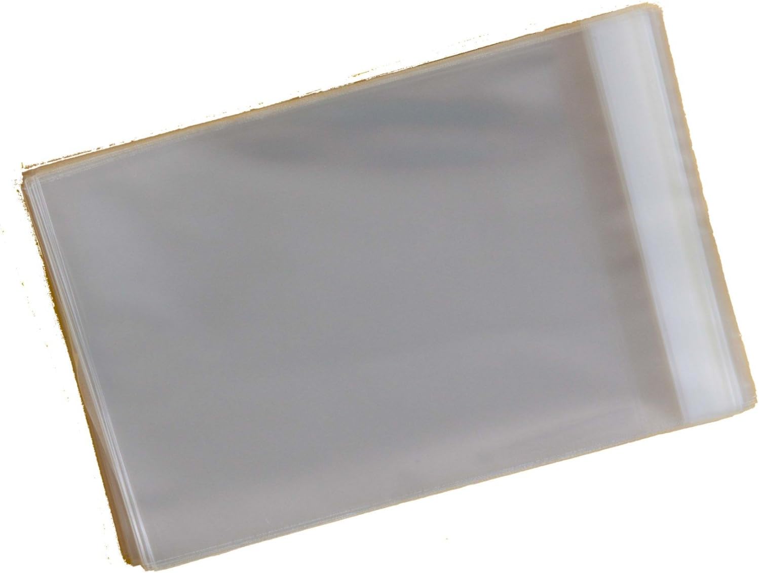 celloexpress C6-120mm x 162mm + 30mm Flap - Cellophane Greeting Card Display Bags 30 Micron Self Seal - Small Cello Size - Pack of 50