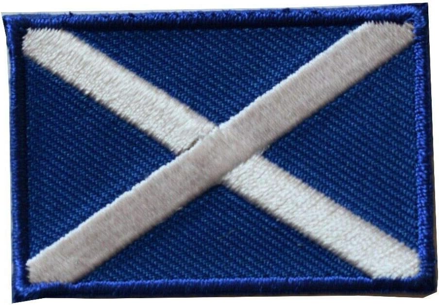 Amazoncom 5125 scotland flag embroidery iron on patchsmall 1 78 Amazoncom 5125 scotland flag embroidery iron on patchsmall 1 78