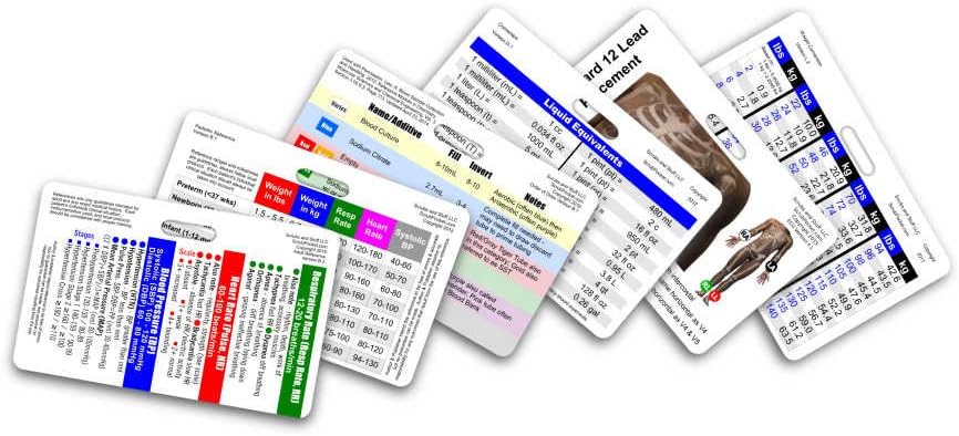 Mini CNA/MA/Tech Horizontal Badge Card Set - 6 Cards