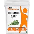 BulkSupplements.com Organic Kale Powder - Superfood Powder, Greens Powder, Kale Organic - Vegan & Gluten Free - 3g per Serving, 100g (3.5 oz) (Pack of 1)