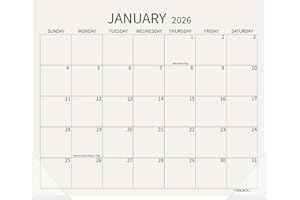 Yibukiu Magnetic Refrigerator Calendar 2026-2027, Monthly Magnet Fridge Calendar Jan 2026 to Jun 2027, Large 13 x11 inch, Eas