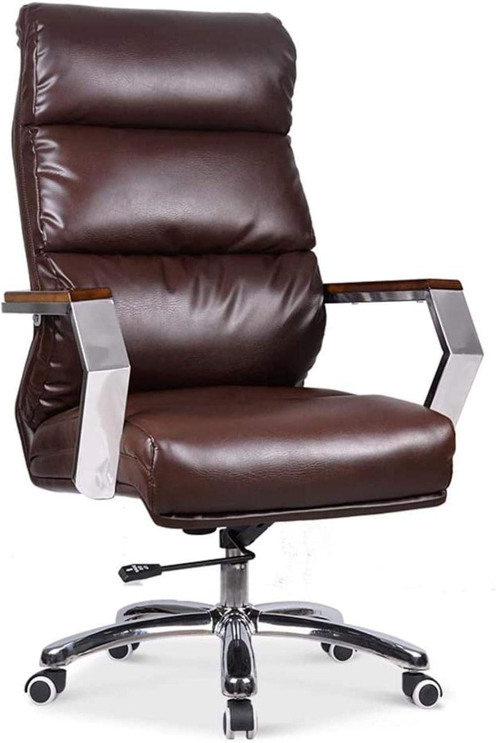 Office Chair Leather Computer Executive Adjustable Seat Height,360