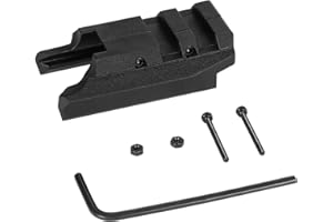 Zzhununt 2 Slots Picatinny Application Rail Adapter for Sig P365/P365 SAS/P365X/Wilson Combat P365/P365X