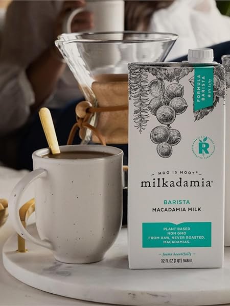 MILKADAMIA MACADAMIA MILK IN LATTE DA BARISTA – CASE OF 6 – 32 FZ