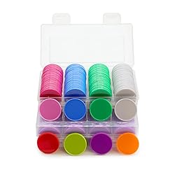 HAKITAROOM Set of 100 Opaque Plastic Learning