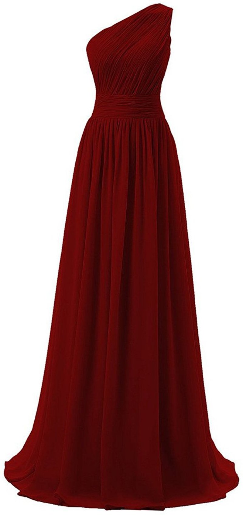 Jingliz-One-Shoulder-Long-Chiffon-Bridesmaid-Dresses-Formal-Prom-Evening-Gowns-Burgundy-US2