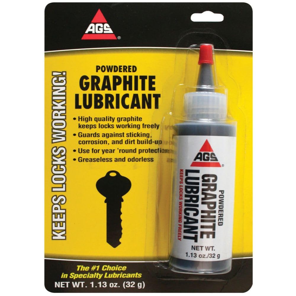 AGS Mr Zip Graphite Powdered Lubricant 1.13 Oz. Bottle