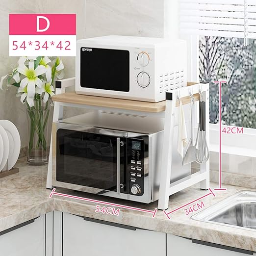 ZXCC Cocinas Sencillo Estantería Microondas Y Horno, Utilidad ...