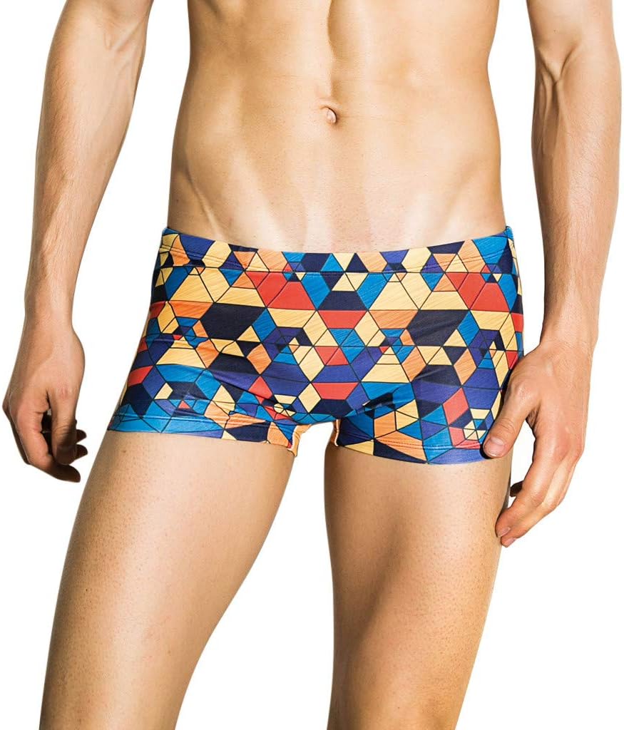 Fashion Men Breathable Trunks Pants Beach Print Running Swimming Underwear