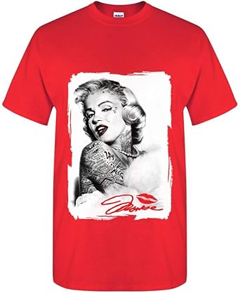 red marilyn monroe shirt