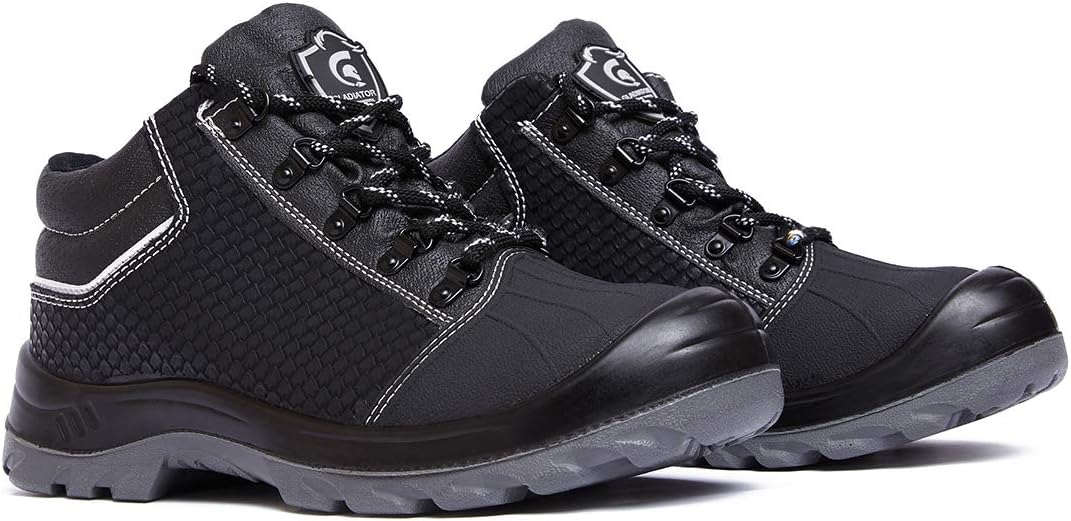 Gladiator safety shoes/safety boots 6032 Black, steel toe Gladiator safety shoes/safety boots 6032 Black, steel toe