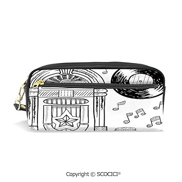 Buy Printed Pencil Case Large Capacity Pen Bag Makeup Bag Doodle