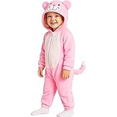 LiuSuper Unisex-Baby Animal Flannel Hooded Romper for Infants Toddlers 0-4T Halloween Winter Jumpsuit for Boys Girls